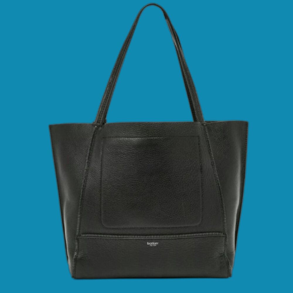 Botkier Black Leather Tote Bag